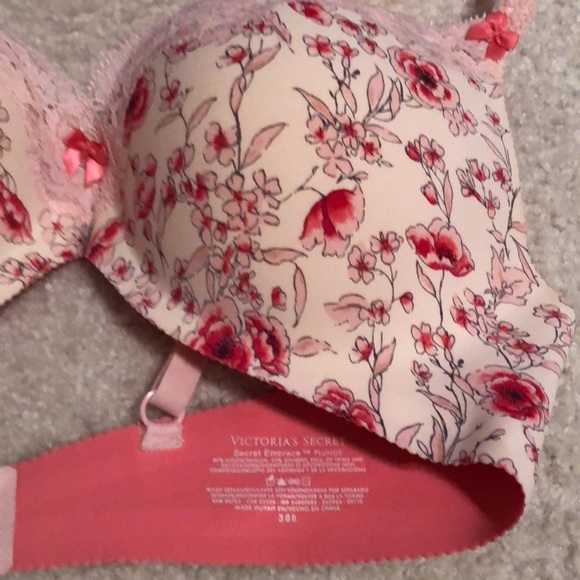 Victoria’s Secret NWOT underwire bra , 38B, lace straps, lace trim, rose/beige - Picture 9 of 9
